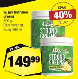 Calle Wispy Nutrition Strong Greens tilbud