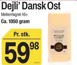 ABC Lavpris Dejli' Dansk Ost tilbud