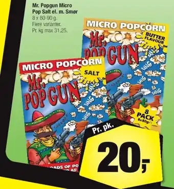 Calle Mr. Popgun Micro Popcorn tilbud