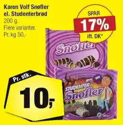 Calle Karen Volf - Snøfler / Studenterbrød tilbud