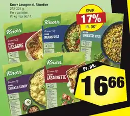 Calle Knorr Risretter / Lasagne tilbud