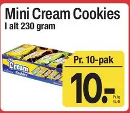ABC Lavpris Mini Cream Cookies tilbud