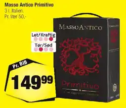 Calle Masso Antico Primitivo tilbud