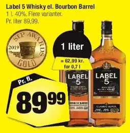 Calle Label 5 Whisky / Bourbon Barrel tilbud