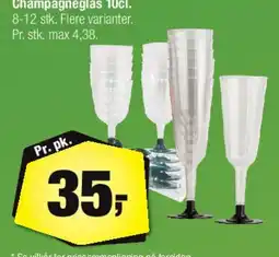Calle Engangsvinglas / Champagneglas tilbud