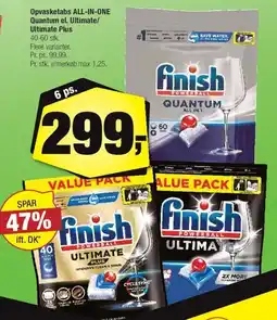 Calle Finish opvasketabs (Quantum / Ultimate) tilbud