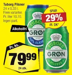 Calle Tuborg Pilsner (Grøn) tilbud