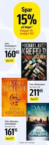 Føtex Spar 15% på bøger tilbud