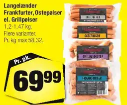Calle Langelænderne Frankfurter / Ostepølser / Grillpølser tilbud