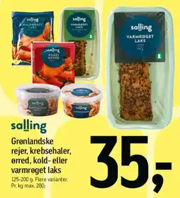 Føtex Salling fisk & skaldyr tilbud