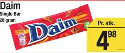 ABC Lavpris Daim Single Bar tilbud