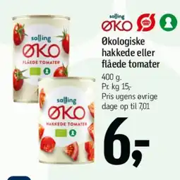 Føtex Økologiske hakkede/flåede tomater tilbud