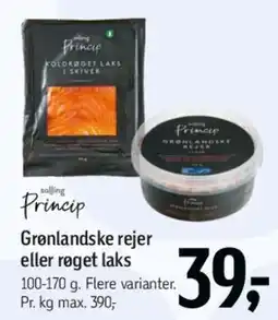 Føtex Grønlandske rejer eller røget laks tilbud
