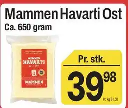 ABC Lavpris Mammen Havarti Ost tilbud