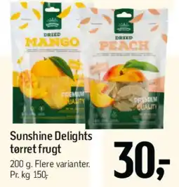 Føtex Sunshine Delights tørret frugt tilbud