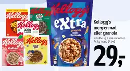 Føtex Kellogg's morgenmad eller granola tilbud