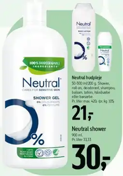 Føtex Neutral Shower Gel tilbud