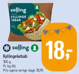 Føtex Kyllingekebab tilbud