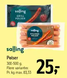 Føtex Salling pølser tilbud