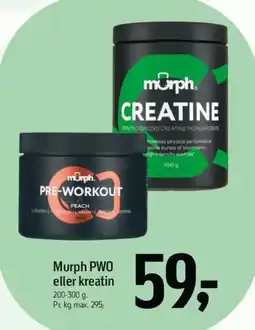 Føtex Murph PWO eller kreatin tilbud