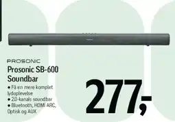 Føtex Prosonic SB-600 Soundbar tilbud