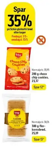Føtex Schär - glutenfri brød eller kager (kampagnetilbud) tilbud