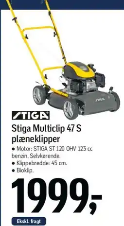 Føtex Stiga Multiclip 47 S plæneklipper tilbud