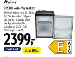 Føtex CR50X køle-/fryseskab tilbud