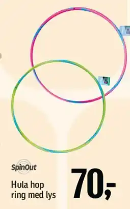 Føtex Hula hop ring med lys tilbud