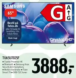 Føtex Samsung 65 Crystal UHD TV (TU65U7025F) tilbud