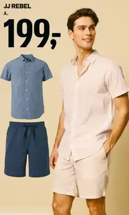Føtex JJ REBEL skjorte eller shorts tilbud