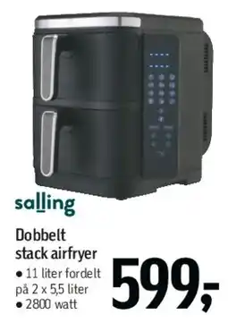 Føtex Dobbelt stack airfryer tilbud