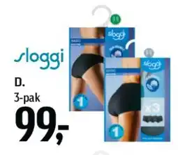 Føtex sloggi 3-pak tilbud