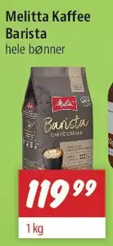 zur Krone Melitta Kaffe Barista tilbud