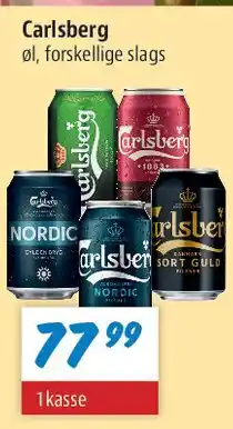 zur Krone Carlsberg øl, forskellige slags tilbud