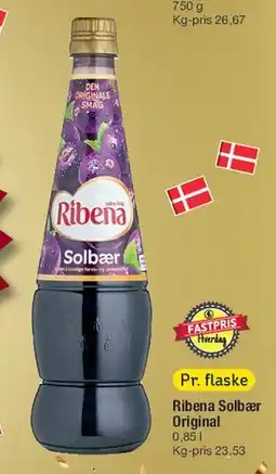 Fakta Tyskland Ribena Solbær tilbud