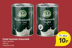 Fakta Tyskland Panda Kokosmælk tilbud