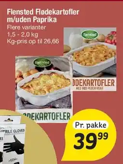 Fakta Tyskland Flensted Rødekartofler (med/uden paprika) tilbud