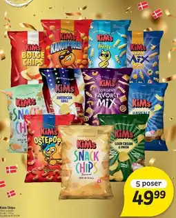 Fakta Tyskland KiMs chips - assorterede poser (5 poser) tilbud