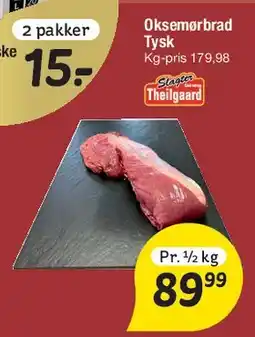 Fakta Tyskland Oksemørbrad tilbud