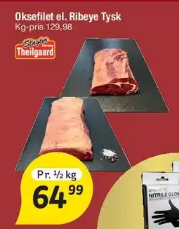 Fakta Tyskland Oksefilet el. Ribeye (Tysk) tilbud
