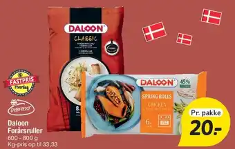 Fakta Tyskland Daloon Forårsruller tilbud