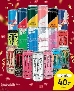 Fakta Tyskland Monster Energy, Red Bull Energy & Red Bull Organics tilbud