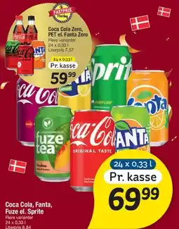 Fakta Tyskland Coca Cola, Fanta, Fuze el. Sprite tilbud