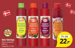 Fakta Tyskland Hela Ketchup tilbud