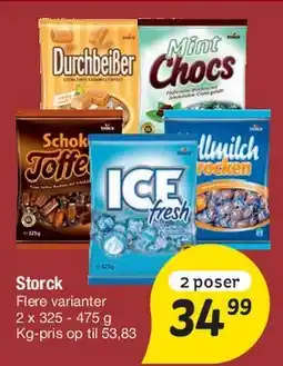 Fakta Tyskland Storck assorterede poser tilbud