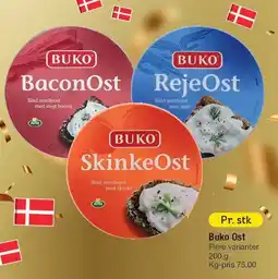 Fakta Tyskland Buko pålægssmørepålæg (osteblandinger) tilbud