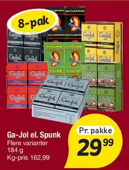 Fakta Tyskland Gå-Jol / Spunk (8-pak) tilbud