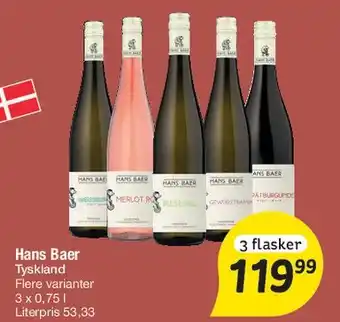 Fakta Tyskland Hans Baer tilbud