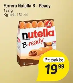 Fakta Tyskland Ferrero Nutella B-Ready tilbud